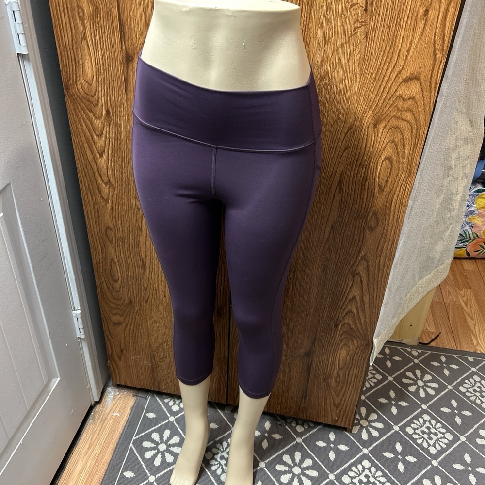 Purple High-Waisted Leggings